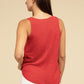 V Neck Sleeveless Cami Top