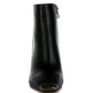 Minimalist Sleek Cap Toe Faux Leather Boots