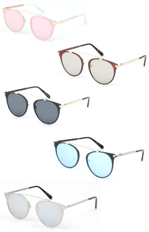 PINK, BROWN, BLACK OR WHITE SUNGLASSES