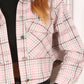 Plaid crop jacket