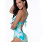 TIE DYE UNDERWIRE ONE PIECE SWIMEAR