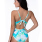 TIE DYE UNDERWIRE ONE PIECE SWIMEAR