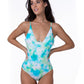 TIE DYE UNDERWIRE ONE PIECE SWIMEAR