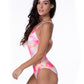 TIE DYE UNDERWIRE ONE PIECE SWIMEAR