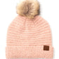 CC Ultra Soft Fur Pom Beanie