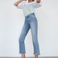 HIGH RISE CROP BOOT CUT JEANS