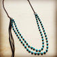 Double Strand Blue Turq Necklace