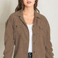 Corduroy boyfriend oversize Jacket