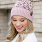 Leopard Fur Pom Beanie