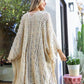 Embroidered Zig Zag Soft Kimono