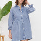 Washed Denim Dress