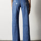 Distressed Frayed Hem Dad Jeans