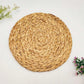 Handmade Natural Straw Placemats -Set of 4