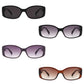 Rectangular Narrow Fashion Square Sunglasses