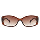 Rectangular Narrow Fashion Square Sunglasses