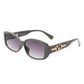 Rectangular Narrow Fashion Square Sunglasses