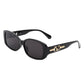 Rectangular Narrow Fashion Square Sunglasses