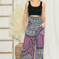 Smocked Wide Leg Pants