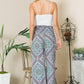 Smocked Wide Leg Pants