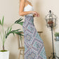 Smocked Wide Leg Pants