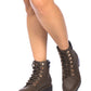 SHIRLY SOFT LEATHER LACE-UP BOOTS