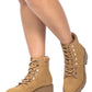 SHIRLY SOFT LEATHER LACE-UP BOOTS