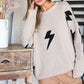 BOLT LONG SLEEVE CREW NECK SWEATER