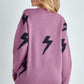 BOLT LONG SLEEVE CREW NECK SWEATER