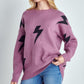 BOLT LONG SLEEVE CREW NECK SWEATER