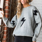 BOLT LONG SLEEVE CREW NECK SWEATER