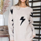 BOLT LONG SLEEVE CREW NECK SWEATER