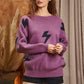 BOLT LONG SLEEVE CREW NECK SWEATER