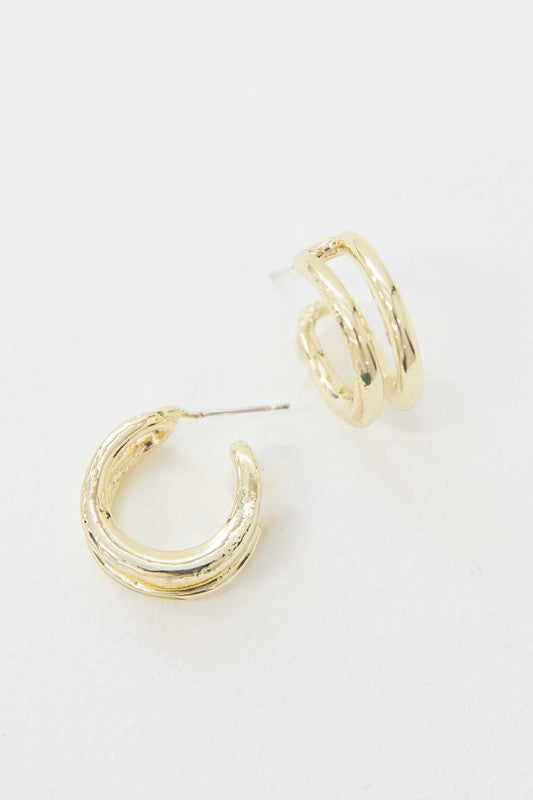 Duple Hoop Earrings