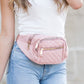 Quilted Belt Sling Bum Bag