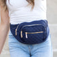 Quilted Belt Sling Bum Bag