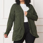 Solid Drape Pocket Cardigan