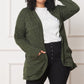 Solid Drape Pocket Cardigan