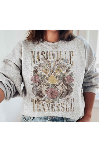 NASHVILLE TENNESSEE GRAPHIC SWEATSHIRT