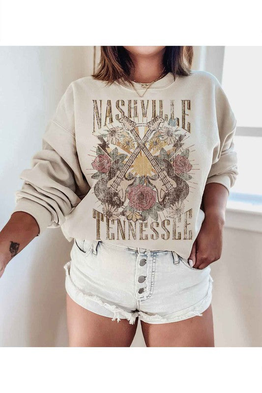 NASHVILLE TENNESSEE GRAPHIC SWEATSHIRT