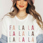 FA LA LA CHRISTMAS GRAPHIC PLUS SIZE TEE / T-SHIRT