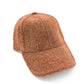 Breezy Tweed Ball Cap Fall Fashion Autumn Hat