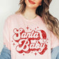 SANTA BABY CHRISTMAS T-SHIRT PLUS SIZE