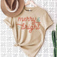 MERRY AND BRIGHT CHRISTMAS GRAPHIC T-SHIRT