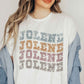 JOLENE WESTERN DOLLY T-SHIRT PLUS SIZE