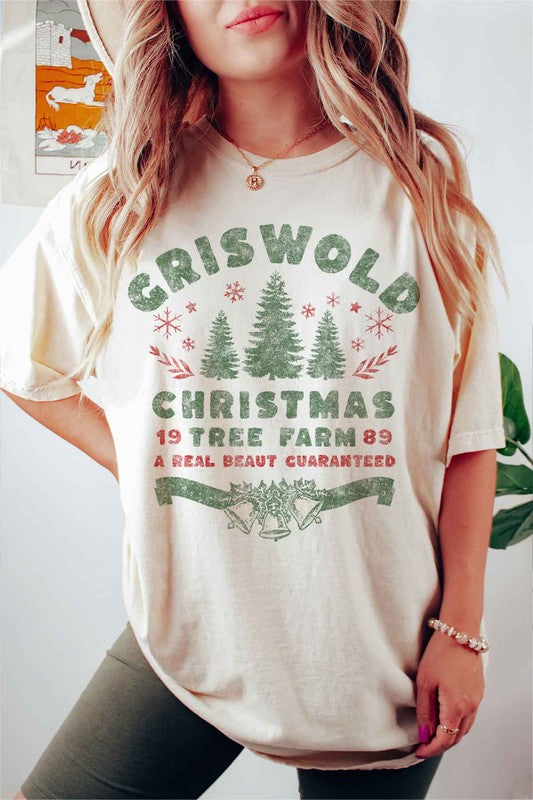 CHRISTMAS TREE FARM GRAPHIC TEE / T-SHIRT