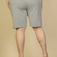 Plus Size French Terry Bermuda Shorts