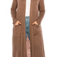 Plus size, solid duster cardigan