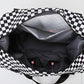 Checker Weekend Travel Luggage Tote Bag Check