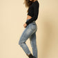 High Rise Girlfriend Jeans