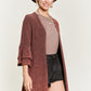 Glitter bell sleeve kimono style cardigan PLUS